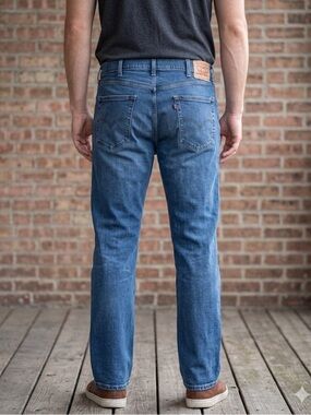 Levi's Straight-Leg Men’s Jeans in Medium Blue